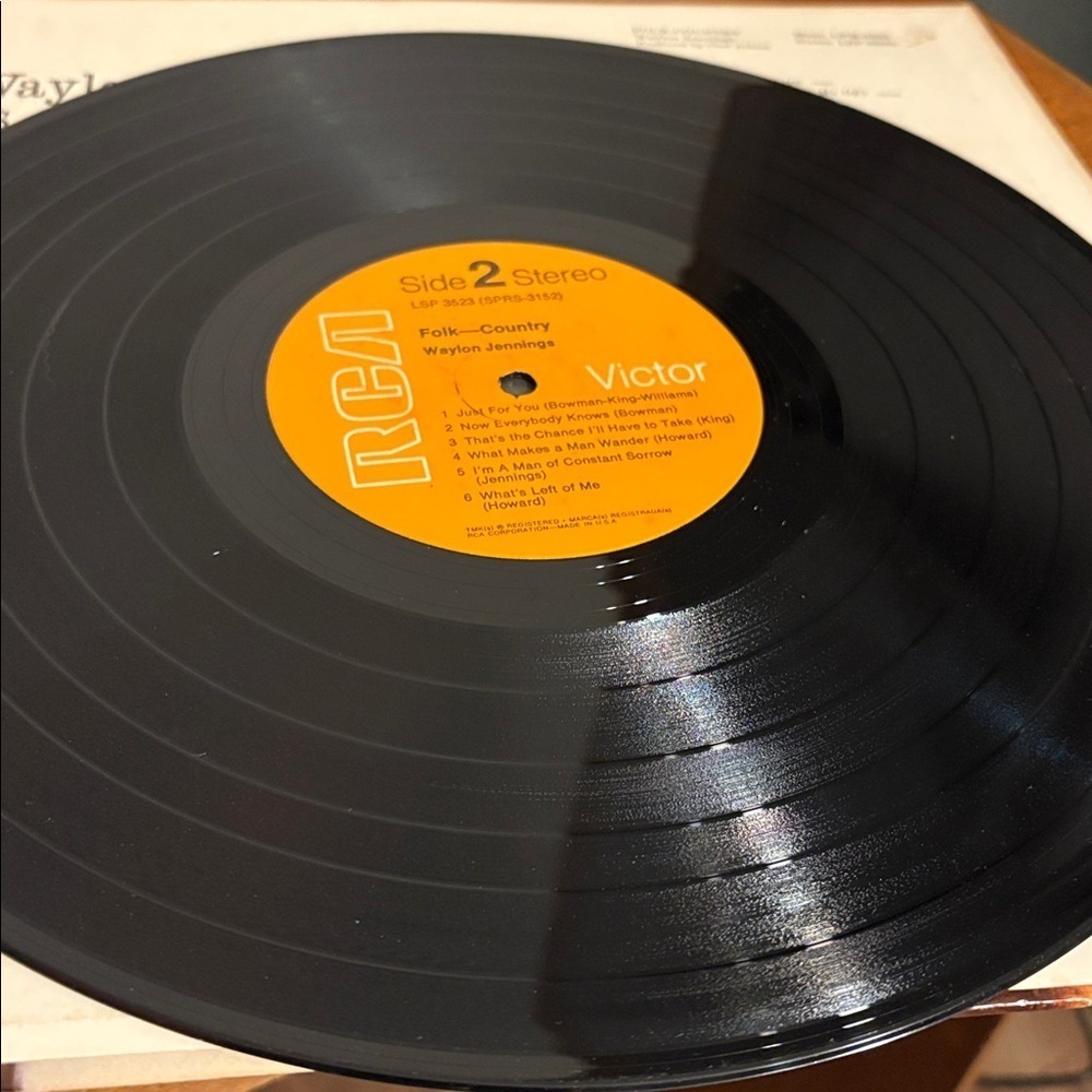 3 Waylon Jennings Vintage Vinyl Records Bundle Lot Deal 1960s Country Folk Album - Picture 11 of 17